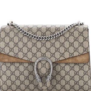 Gucci Medium Dionysus Bag GG Coated Canvas